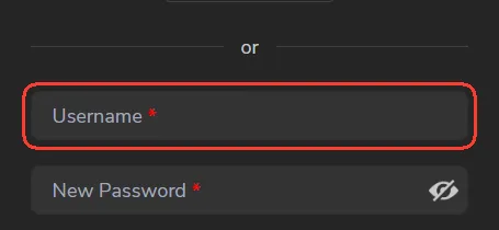Username field highlighted on the me88 register form