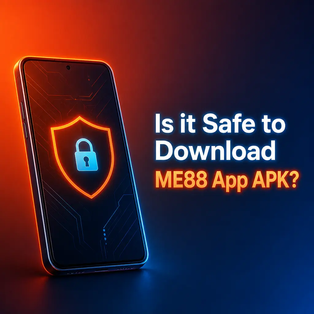 ME88 APK download safety: Curacao-licensed app with SSL encryption and two-step verification for secure logins and withdrawals.