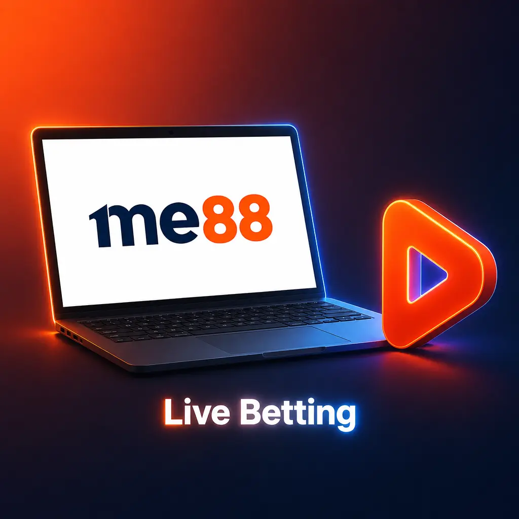 ME88 live betting on football, basketball, tennis, badminton and esports with real-time odds, cash out and live match statistics.