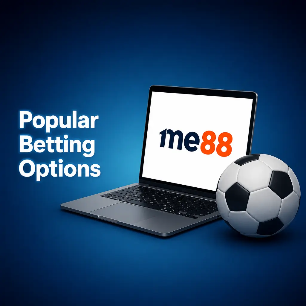 ME88 popular betting options: live, prematch, outright, and Malaysia handicap markets for football and multi-sport wagering