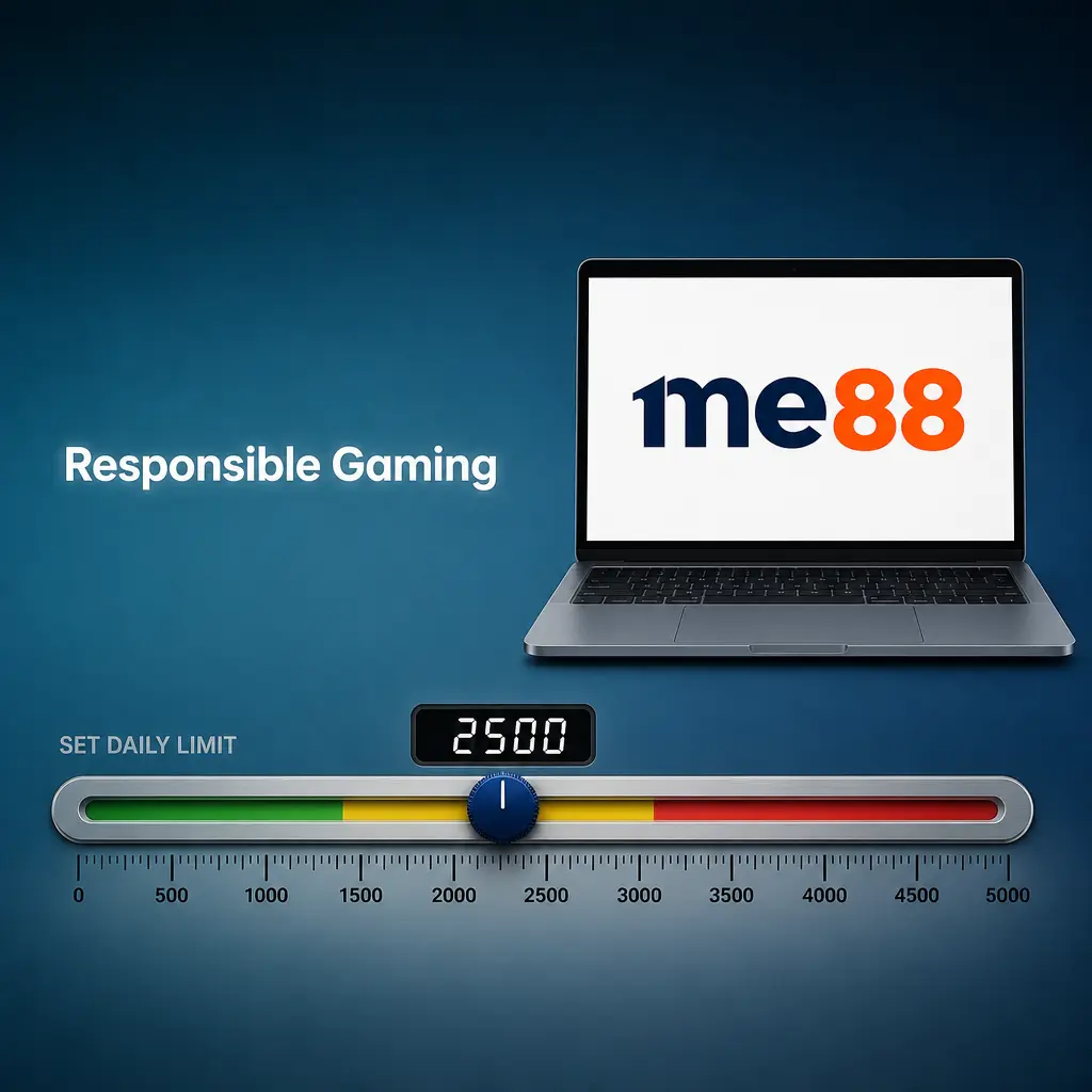 Responsible gaming at ME88 casino: set deposit limits, use exclusion tools, and access 24-hour support for safe play.