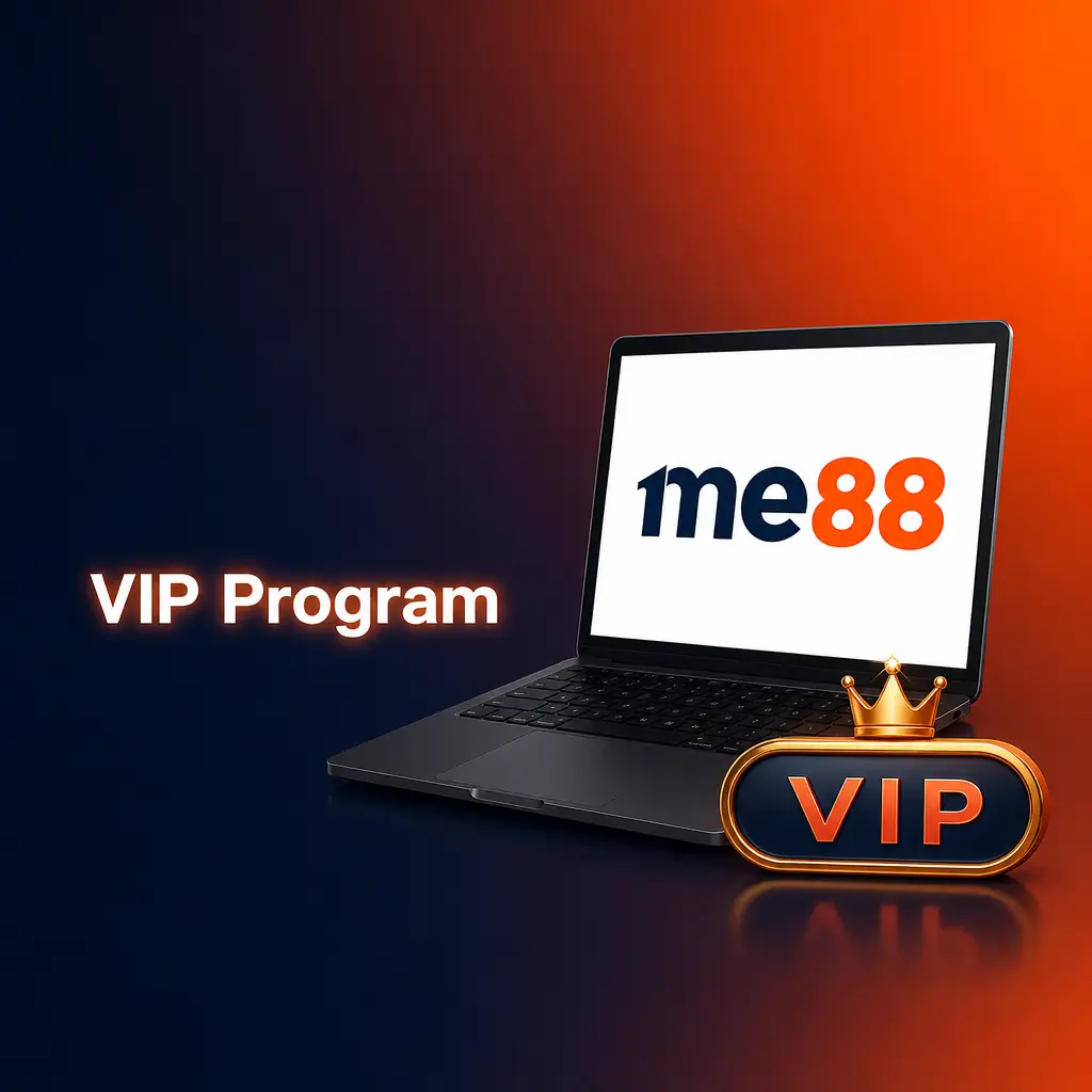 ME88 VIP Program tiers: Bronze, Silver, Gold, Diamond, Black with weekly cashback and exclusive perks