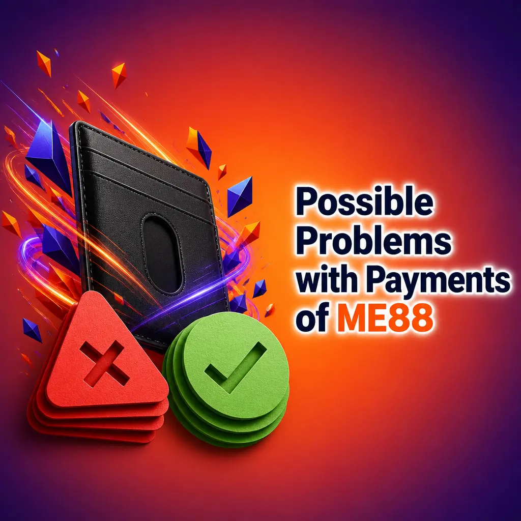 Common ME88 payment issues: crypto delays, name mismatch, unmet wagering, unverified account, or daily withdrawal limit reached.
